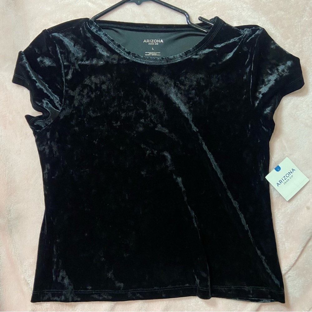 Black Arizona Velvet Shirt (L)